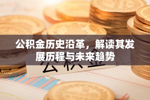 石河子公积金历史沿革，解读其发展历程与未来趋势