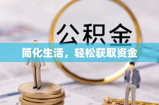 普安简化生活，轻松获取资金